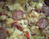 Foto del paso 3 de la receta: Tortilla con chorizos!!