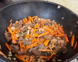 Foto del paso 6 de la receta: Wok de carne, verduras y fideos