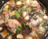 A picture of step 1 of Polish Duck Soup (Czarnina).