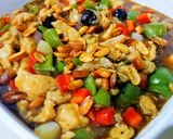 A picture of step 14 of Kungpao Chicken with vegetables /Chinese recipe.