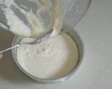 A picture of step 2 of Rava / semolina dhokla.