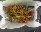 Foto del paso 2 de la receta Lubina al horno con verduras