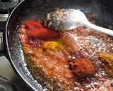 A picture of step 7 of Nagpuri Spicy sawji masala egg curry.
