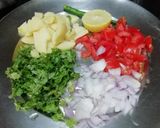 A picture of step 2 of Ghugani Chaat - Delicious protein rich snack.