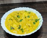A picture of step 5 of Shahi paneer.