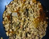 A picture of step 3 of 3 spices mutton qeema alu.