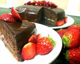 एग्ग्लेस मिरर शाइन चॉकलेट केक (Eggless Mirror shine Chocolate cake recipe in hindi) रेसिपी चरण 8 फोटो