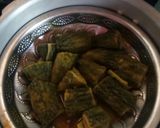 A picture of step 5 of Barwa Karela.
