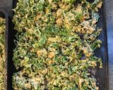 A picture of step 3 of Nutty Kale Crisps.