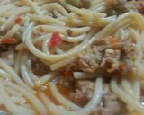 A picture of step 4 of Minced meat spag.