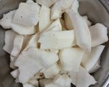 A picture of step 1 of Homemade Coconut Milk.