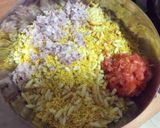 A picture of step 1 of Bhel puri.