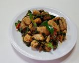 รูปขั้นตอนการทำที่ 6 ของ ผัดไก่ใบยี่หร่า # อาหารไทยง่ายๆ