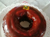 Budín marmolado de naranja y chocolate