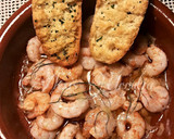 Foto del paso 8 de la receta: Gambas al ajillo con aceite dargan y ajos rojos morunos