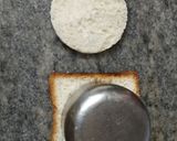 A picture of step 3 of Instant ghevar.