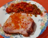 Foto del paso 4 de la receta: Chuletas de Sajonia con fritada de verduras