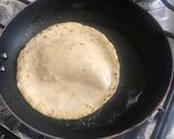 A picture of step 4 of Enchiladas Suizas.
