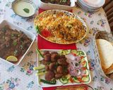 A picture of step 4 of Gola kababs.