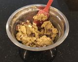 A picture of step 7 of Snickers Cookies.
