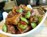 Foto langkah ke 4 dari resep Sambel tempe vs pete.