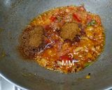 A picture of step 5 of Dal Palak and Green Papaya Curry.