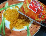 Hình bước làm 3 của món Ức gà lăn snacks khoai tây nướng giòn