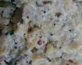 A picture of step 4 of Green plantain ka bharta.