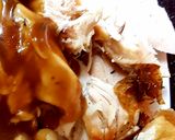 A picture of step 6 of Just my Roast Chicken Dinner. 😘.