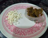 A picture of step 2 of Kunafa filled dates.