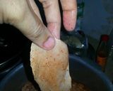 A picture of step 1 of Zinger chunks.