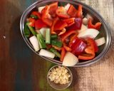 A picture of step 1 of Quick Chicken and cashew nut stir fry.