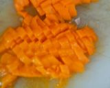 A picture of step 1 of Mango salsa.