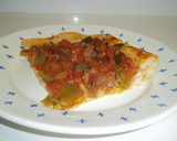 Foto del paso 13 de la receta: Masa de hojaldre con pimientos verdes, setas y tomate