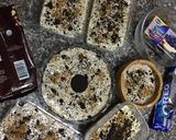 A picture of step 8 of No bake cheesecake.