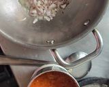A picture of step 2 of Kathiyawadi batata nu shaak.