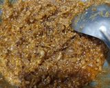 A picture of step 3 of Fried Modak.