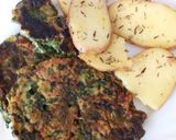 Foto del paso 4 de la receta: Papas al tomillo con tortillas de acelga