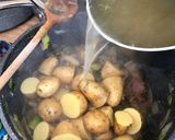 A picture of step 4 of Bacon & Leek soup.
