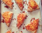 A picture of step 5 of Cheddar and Bacon Scones.