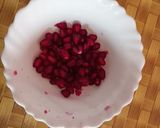 A picture of step 1 of Pomegranate raita.