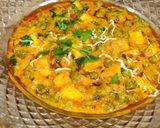 A picture of step 8 of Matar Paneer.