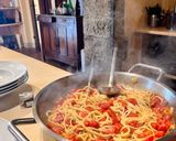 A picture of step 9 of Tomato Pici Pasta from Scratch.