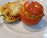 Töltött paradicsom és paprika recept fázis 5 fotója