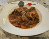 Foto del paso 6 de la receta Ternera guisada con champiñones y zanahorias