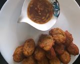 A picture of step 1 of Moong dal and oats pakory.