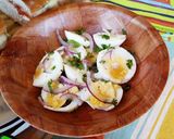 A picture of step 9 of PizzaHamSliders with Boiled Egg Salad#TheBigFive#KidsMenu#Main.