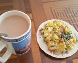 Hình bước làm 7 của món Salad Nga oliu đen