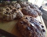 Foto del paso 4 de la receta: Galletas de chocolate con avena y chips - sin huevo Opción vegan