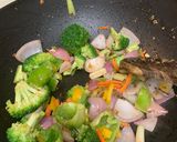 A picture of step 2 of Chilli Tofu recipe.